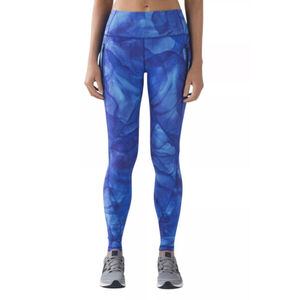 Lululemon Blue Patterned Leggings S